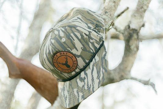 Bottomland Camo Rope Hat - Leather