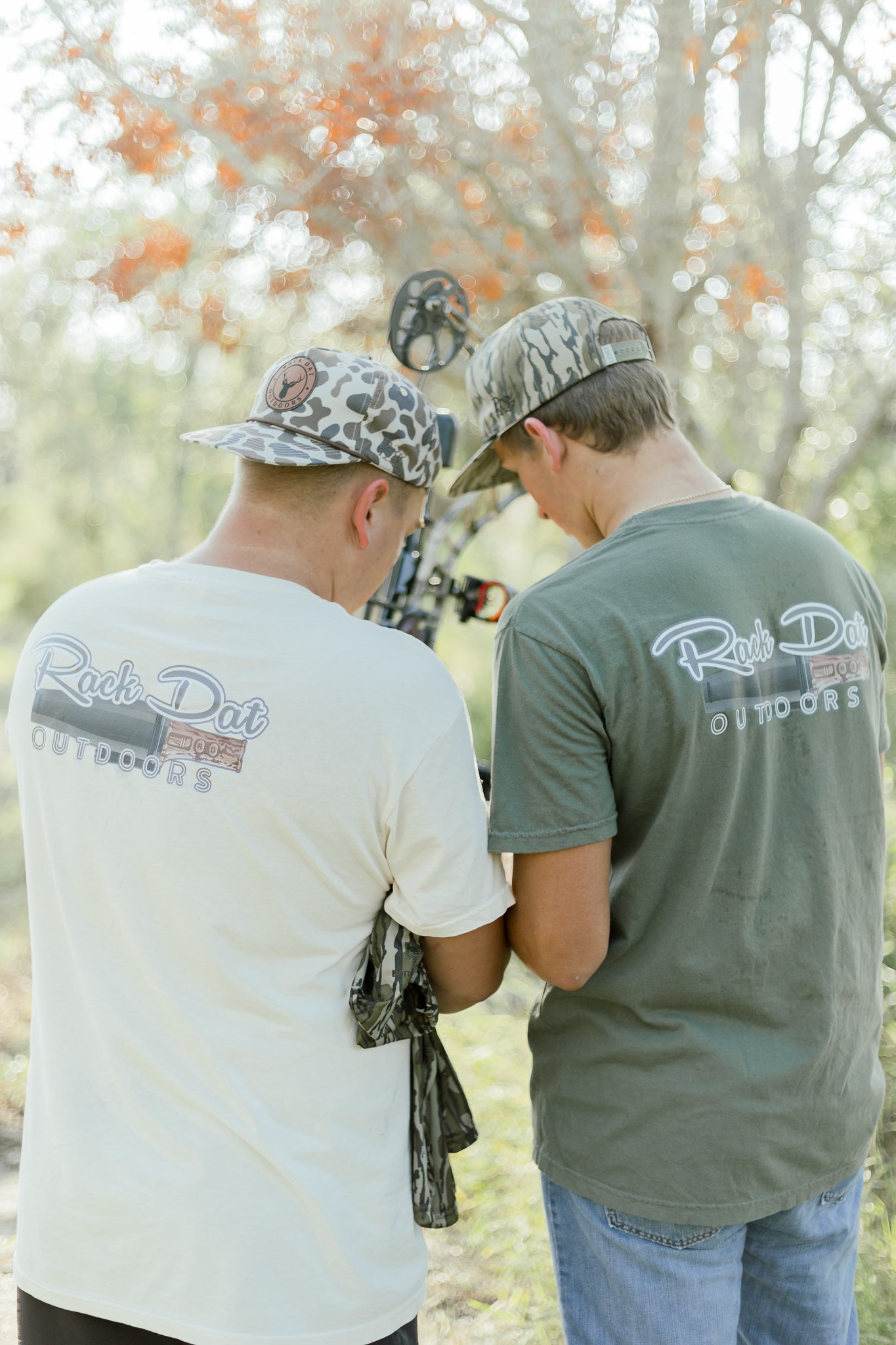 Rack Dat Outdoors | Ivory Pocket Tee