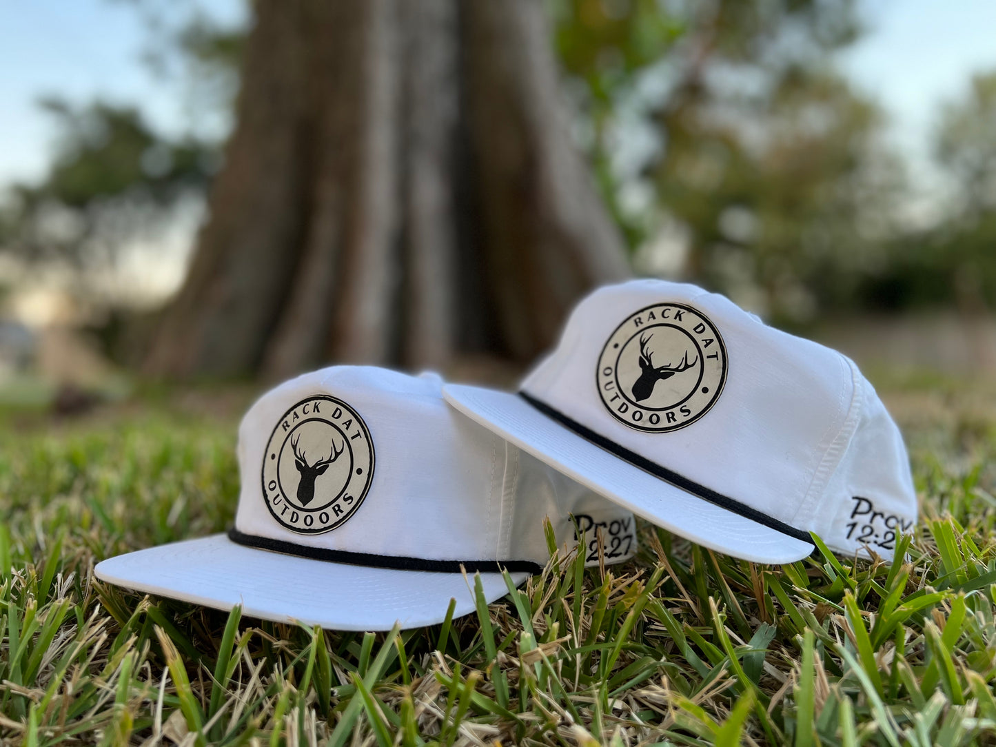 White 256 Hat- White Leather